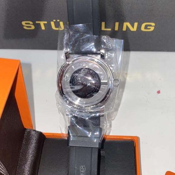 Stuhrling Original Men’s Leisure Sniper Transparent Swiss Quartz - Picture 5 of 7